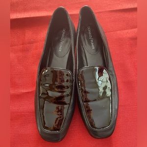 Donald Pliner black loafers HALIA
